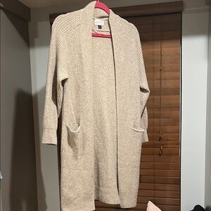 Never worn Women's Beige Open Front Cardigan Sweater